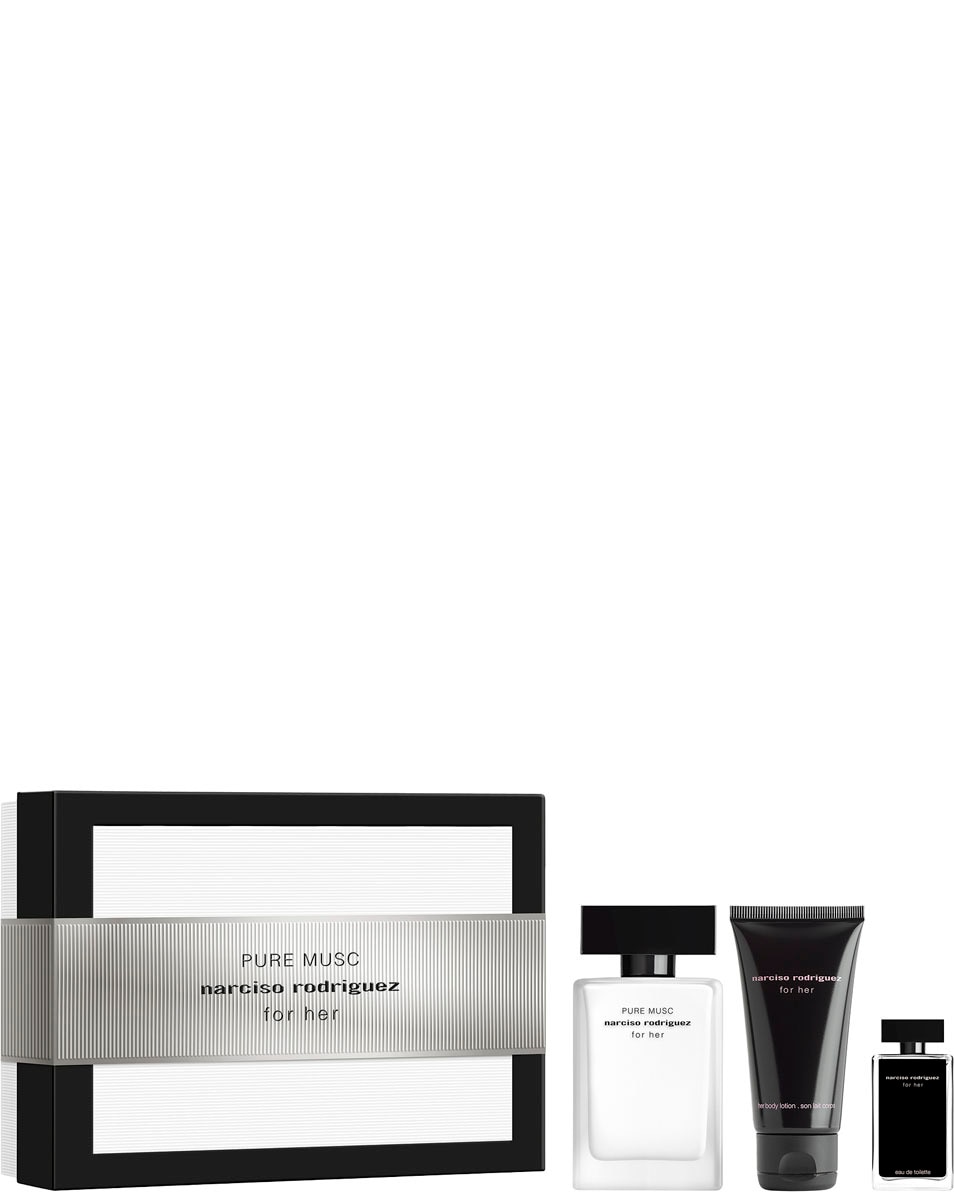 NARCISO RODRIGUEZ for her PURE MUSC Coffret eau de parfum 3 ST