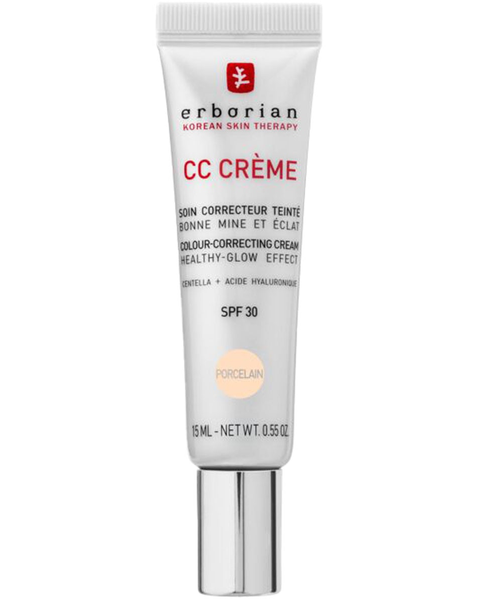 ERBORIAN CC CRÈME SOIN CORRECTEUR TEINTE - BONNE MINE ET ECLAT PORCELAIN