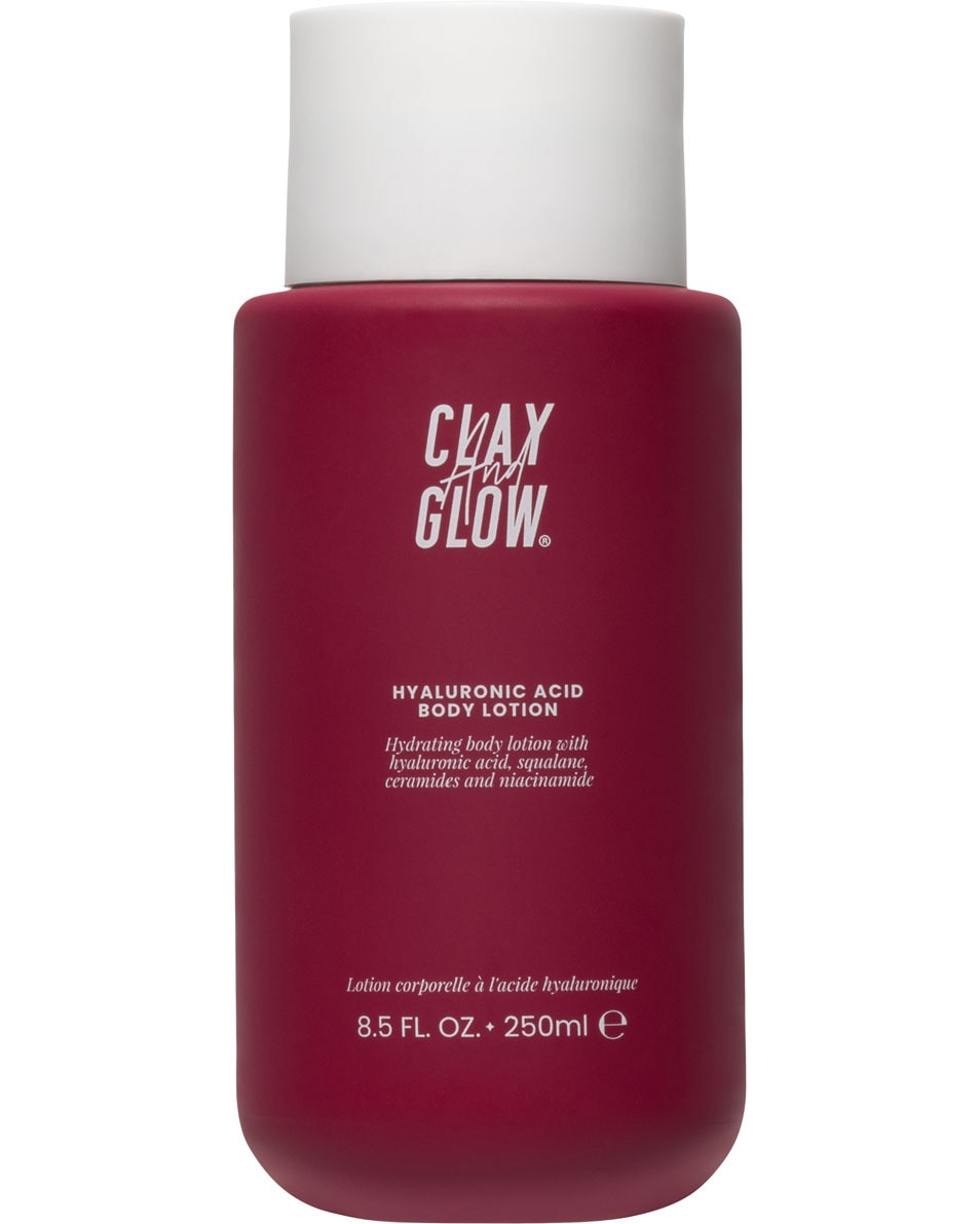 CLAY AND GLOW HYALURONIC ACID Lotion corporelle hydratante 250 ML