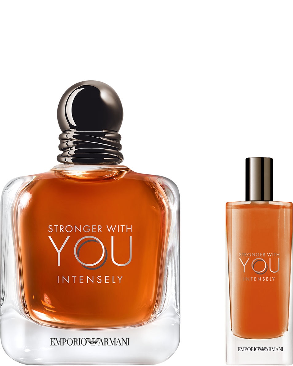 ARMANI Stronger With You Intensely Coffret Cadeau Eau De Parfum - Parfum Fougère Ambré 2 ST