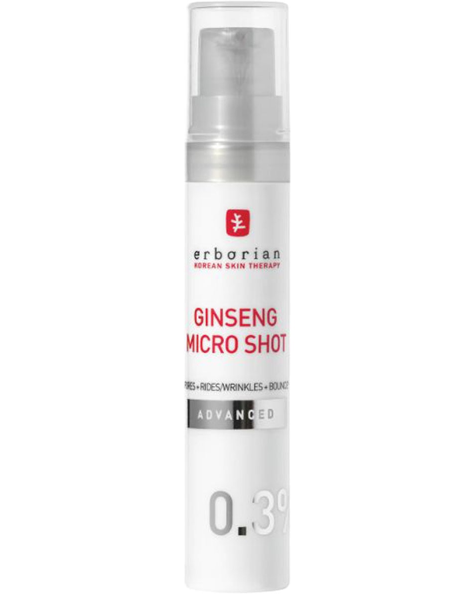 ERBORIAN GINSENG MICRO SHOT 0,3% SÉRUM INTENSIF MICRO-INFUSION RETEXTURANT 10 ML