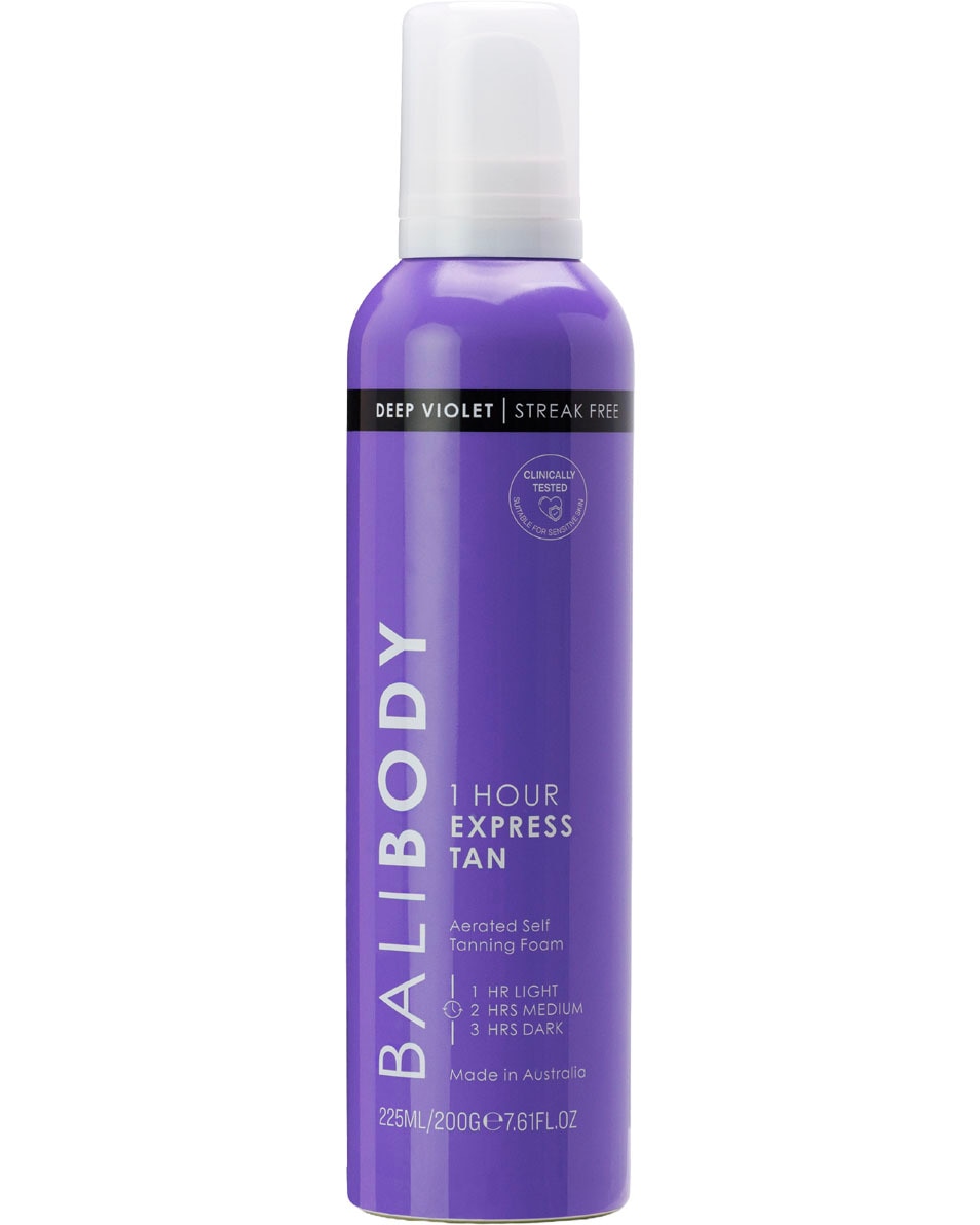 BALI BODY Deep Violet Self Tanning Mousse Mousse autobronzante violet foncé 225 ML