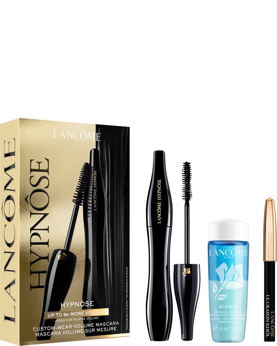 LANCÔME Hypnôse Mascara Set - Hypnôse Mascara - Bi-Facil Eye Make-Up Remover - Crayon Khôl - Édition Limitée 3 ST
