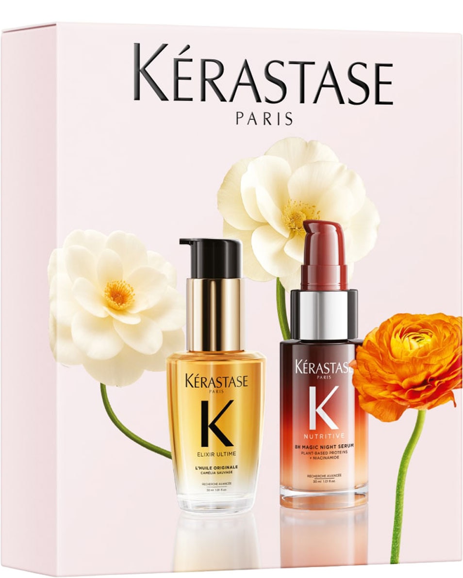 KÉRASTASE Elixir Ultime Mini Hero Duo Lenteset Routine jour & nuit pour une hydratation et brillance 2 ST