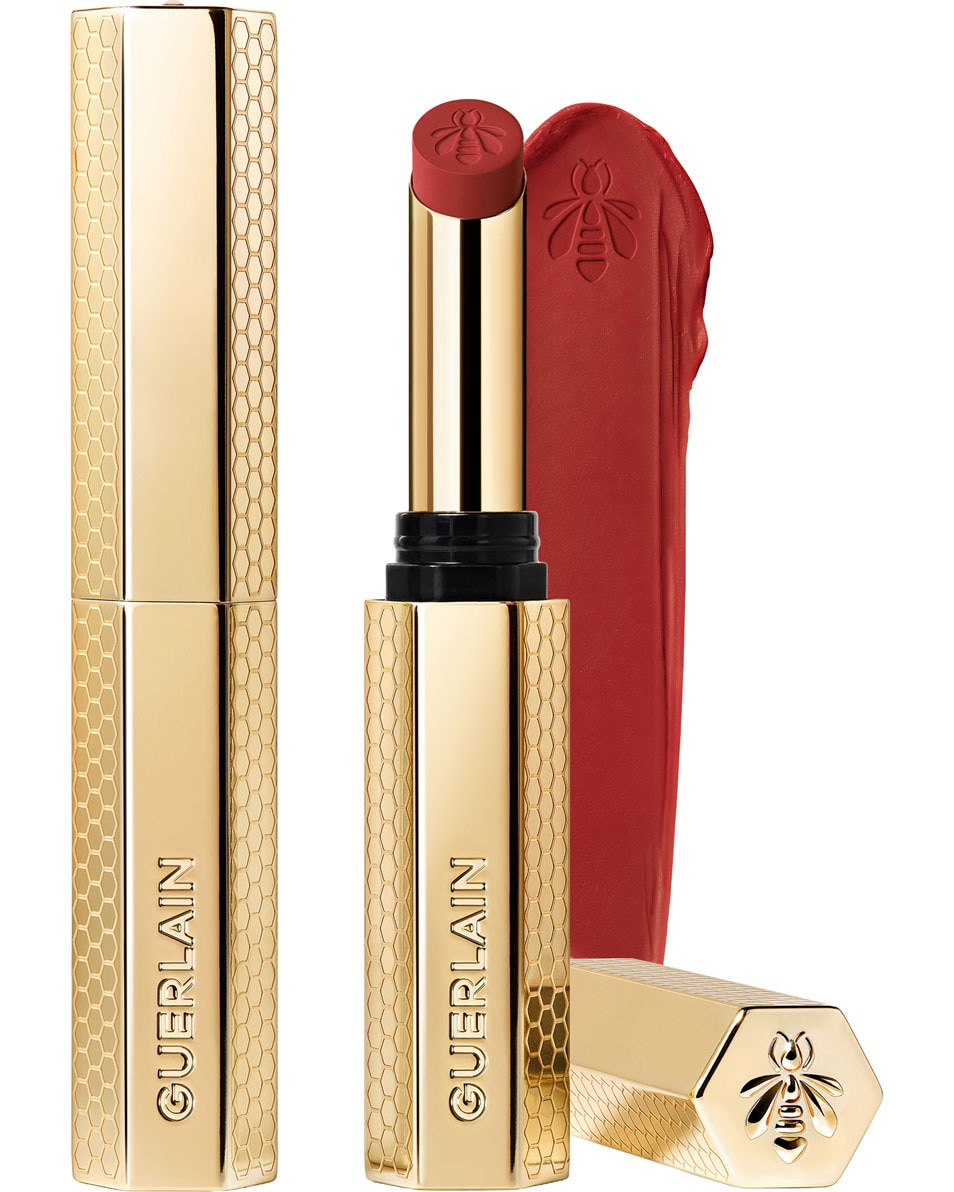 GUERLAIN Kiss Kiss Le Rouge à Lèvres Intense Au Miel 599 RED ASTER