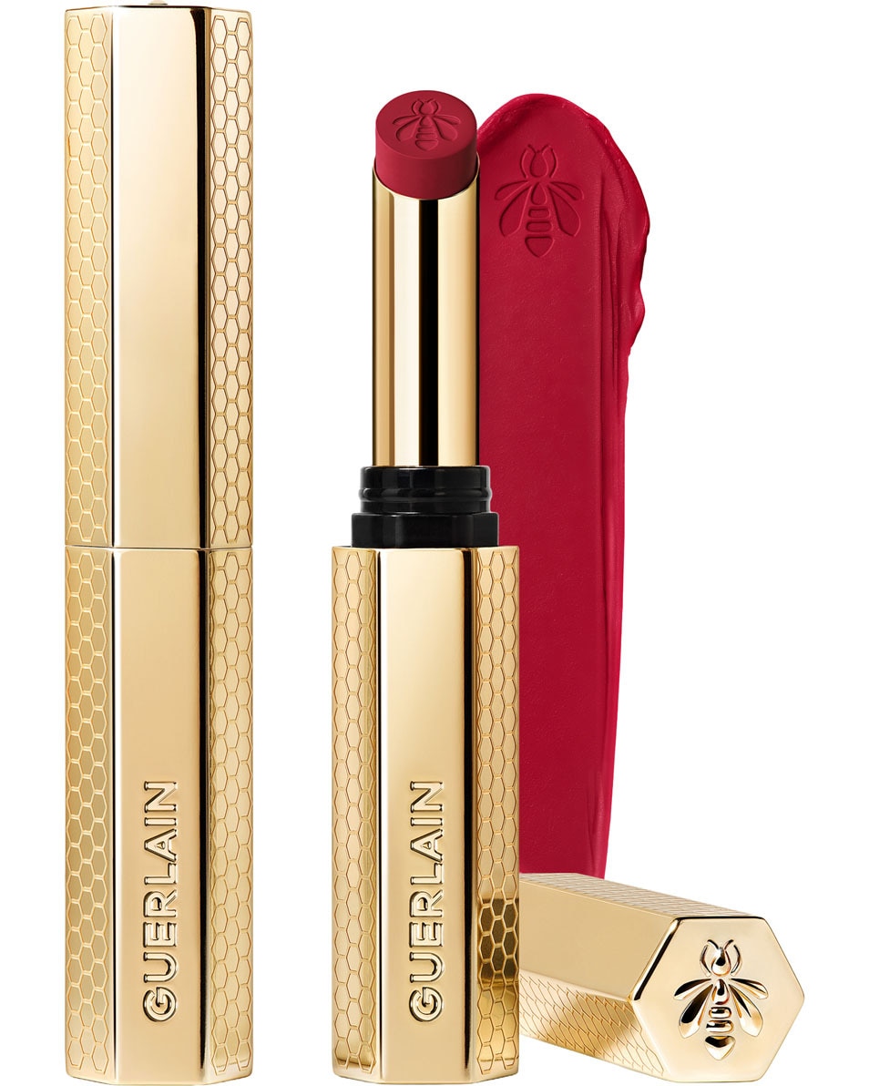 GUERLAIN Kiss Kiss Le Rouge à Lèvres Intense Au Miel 520 PURE HIBISCUS
