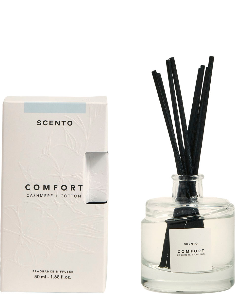 SCENTO Comfort Mini iffuseur d’ambiance cachemire & coton 50 ML