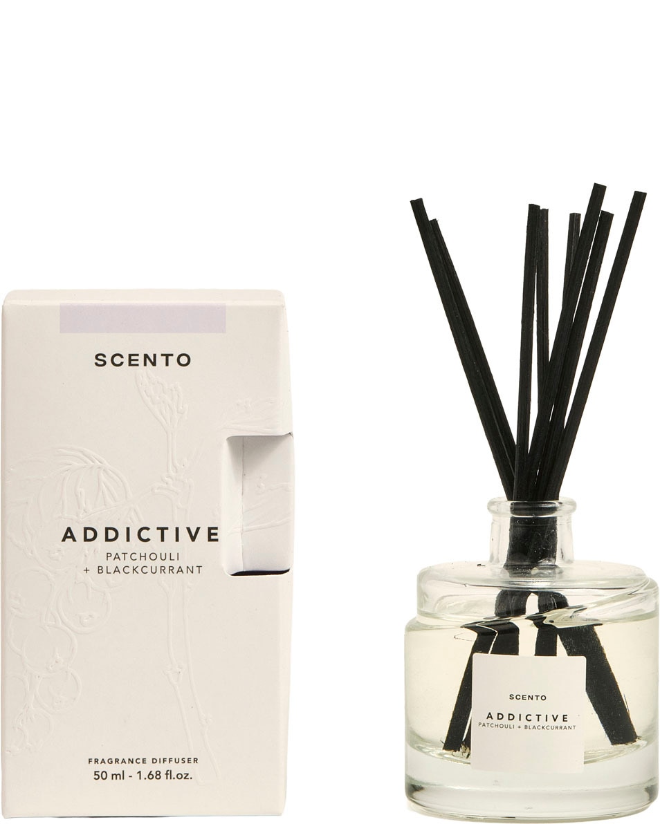SCENTO Addictive Mini diffuseur d'ambiance patchouli & cassis 50 ML