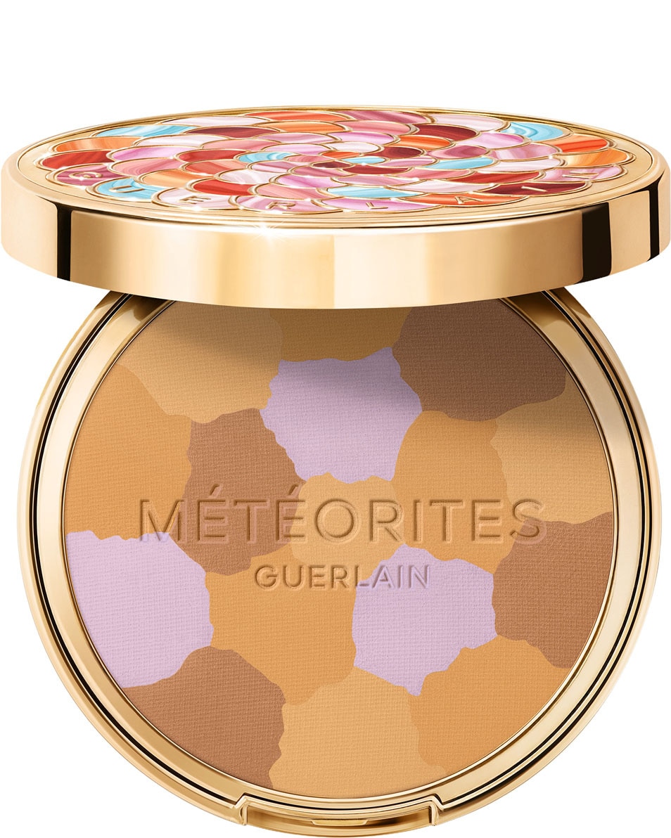 GUERLAIN Météorites POUDRE COMPACTE MATIFIANTE ET FIXANTE 03 WARM / DORÉ
