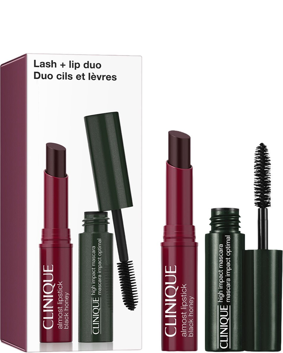 CLINIQUE Almost Lipstick Coffret lèvres & cils 2 ST