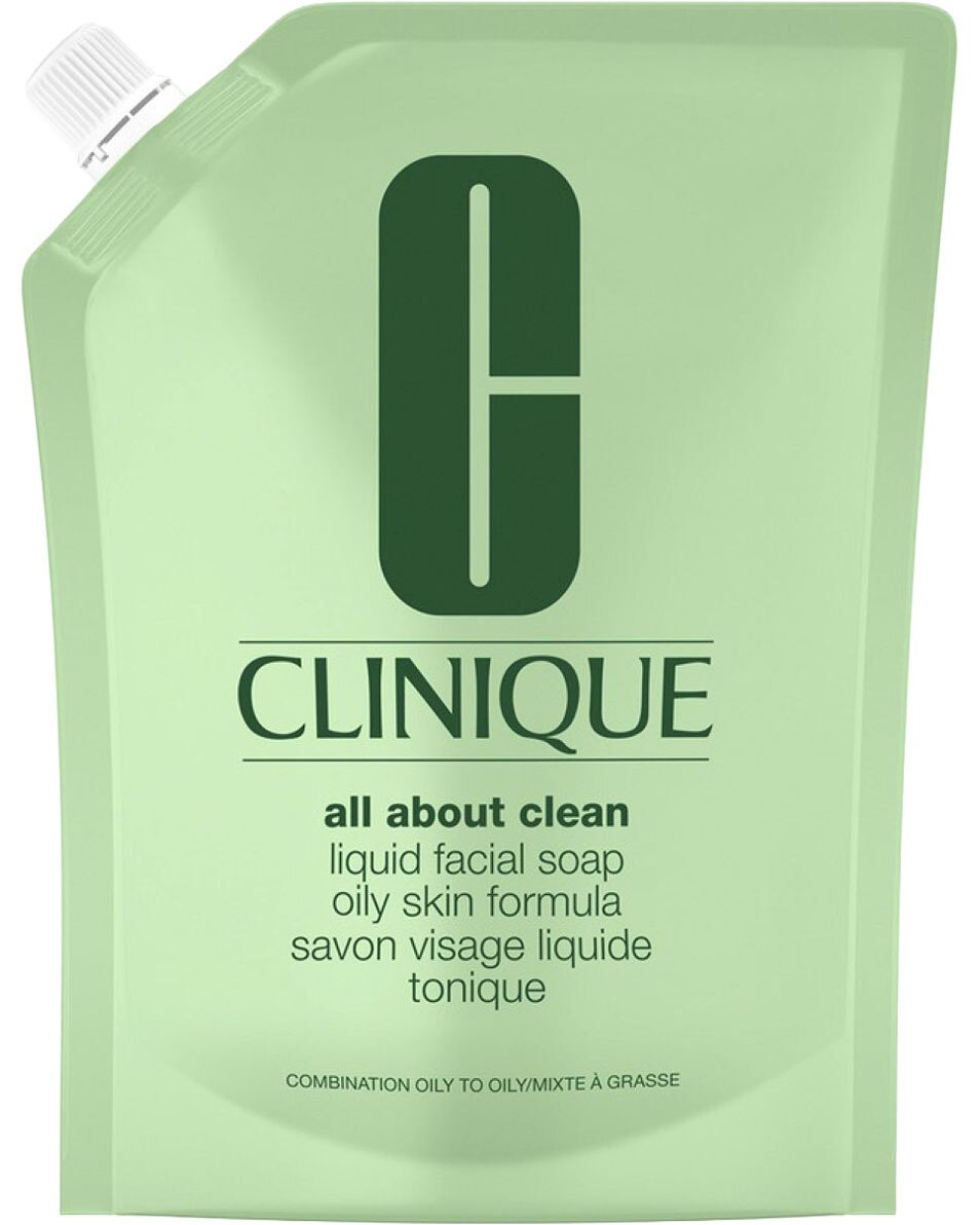 CLINIQUE All About Clean Recharge Savon Visage Liquide Tonique – Peaux mixtes à grasses 400 ML