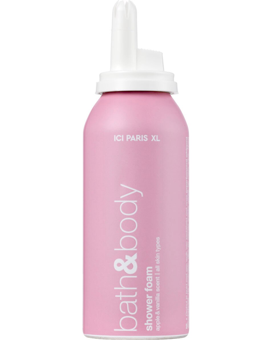 ICI PARIS XL Bath & body Mousse de douche chantilly parfumée Apple & Vanilla Scent 100 ML