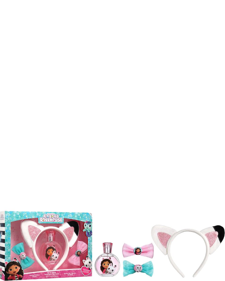DISNEY GABBY'S DOLLHOUSE Gabby's Dollhouse Coffret Cadeau avec Eau de Toilette 50 ml, bandeau et accessoires pour cheveux 3 ST