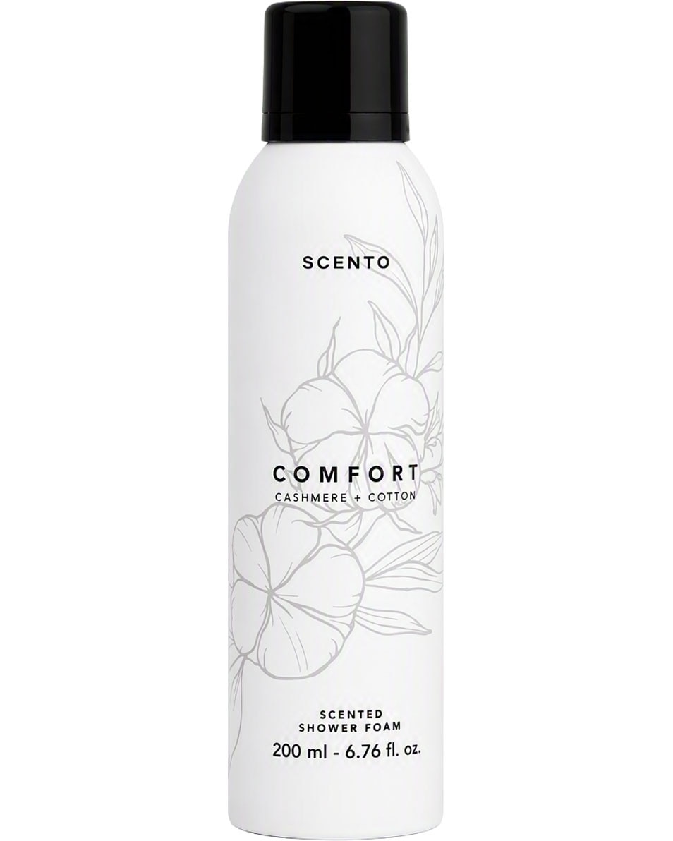 SCENTO Comfort Mousse de douche parfumée Cachemire & Coton 200 ML