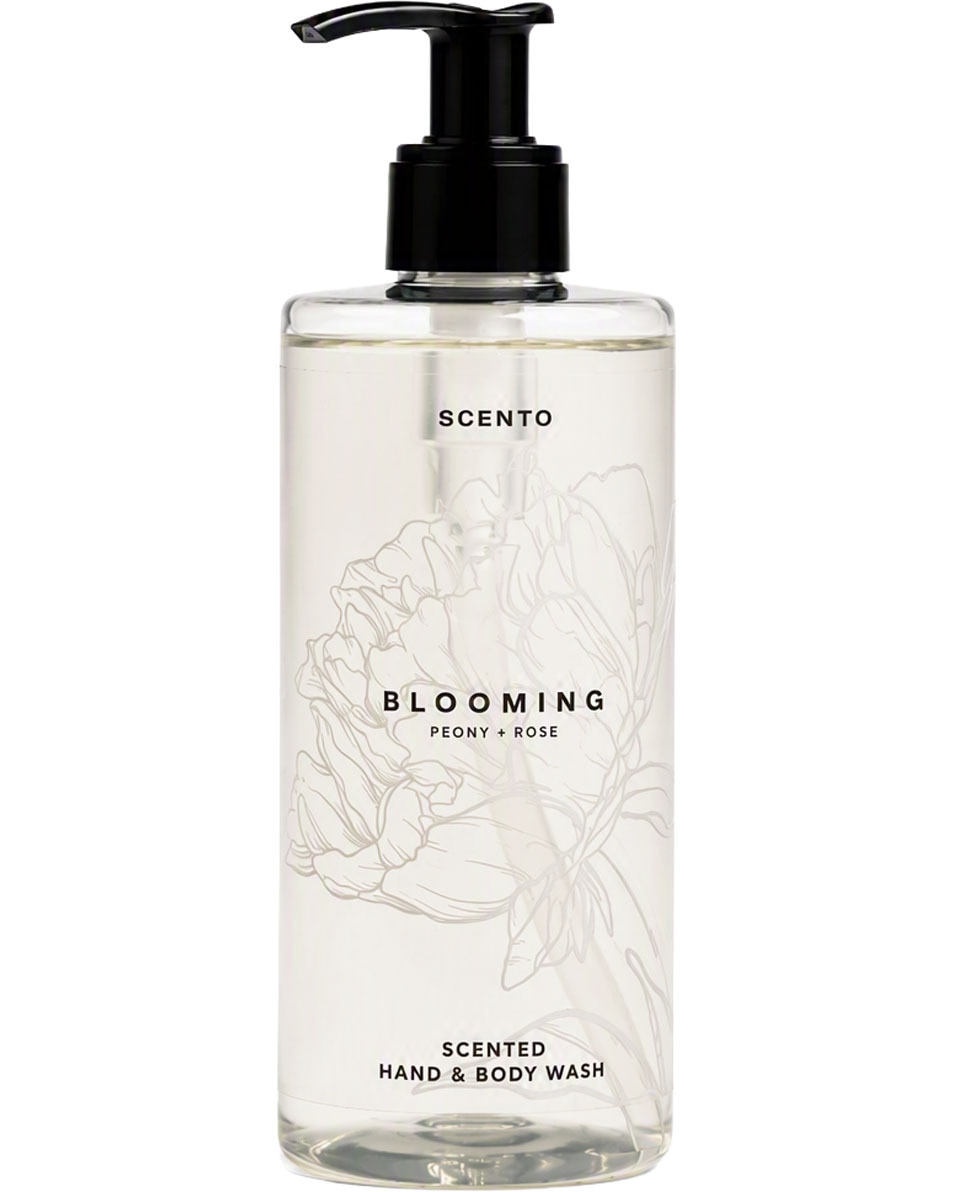 SCENTO blooming Gel douche parfumé mains et corps Pivoine & Rose 300 ML
