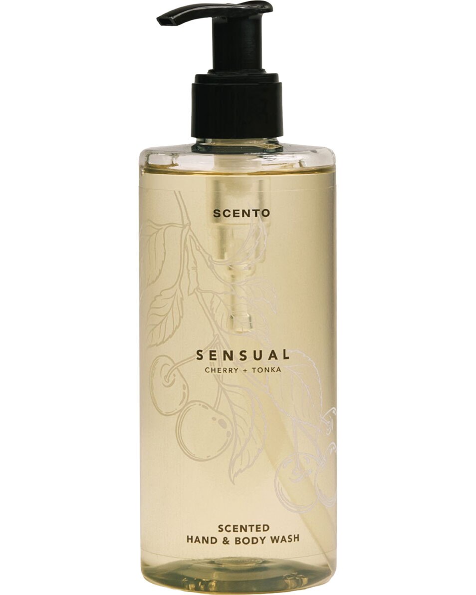 SCENTO Sensual Gel douche parfumé mains et corps Cerise & Tonka 300 ML