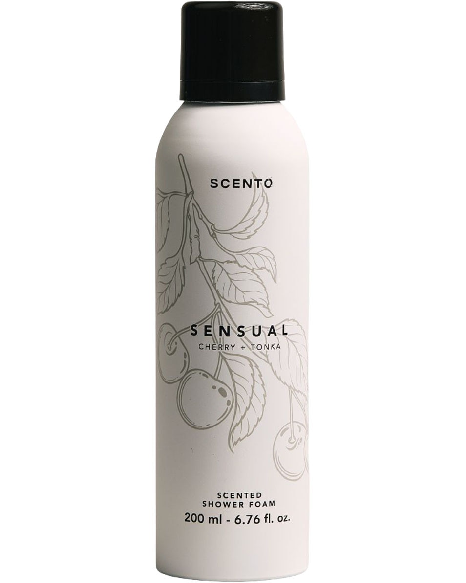 SCENTO Sensual Mousse de douche parfumée Cerise & Tonka 200 ML