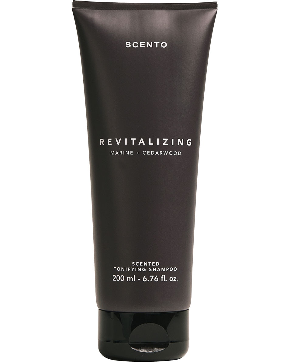 SCENTO Revitalizing Shampoing tonifiant parfumé Marine et bois de cèdre. 200 ML