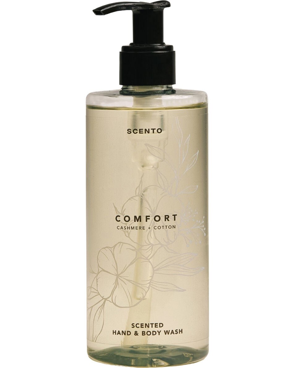 SCENTO Comfort Gel douche parfumé mains et corps Cachemire & Coton 300 ML