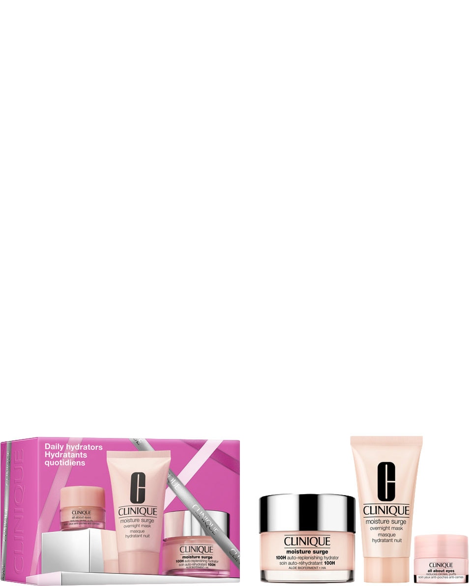 CLINIQUE Moisture Surge Coffret Hydratation Visage et Yeux 3 ST