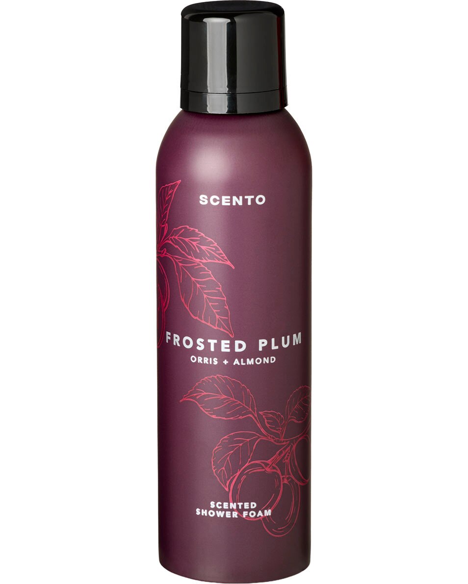 SCENTO Frosted Plum Mousse de douche parfumée iris & amande 200 ML