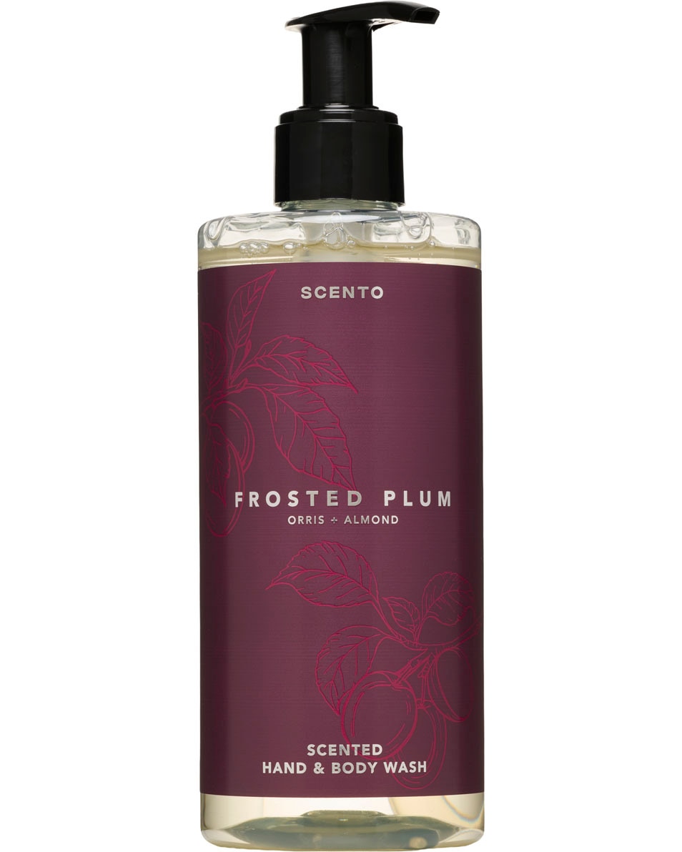 SCENTO Frosted Plum Gel douche parfumé mains et corps iris & amande 290 ML