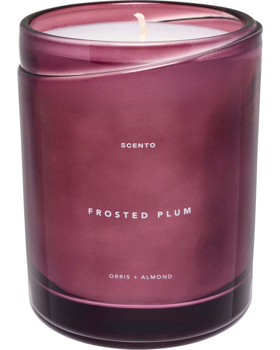 SCENTO Frosted Plum Bougie parfumée iris & amande 190 Gr 190 G