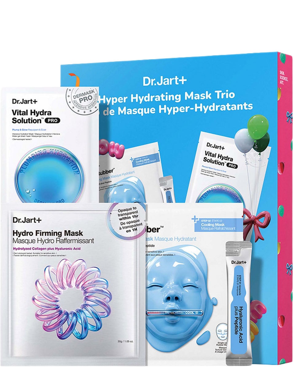 DR JART+ Hyper Hydrating Mask Trio Coffret Des Masques Délicieusement Rafraîchissants 3 ST
