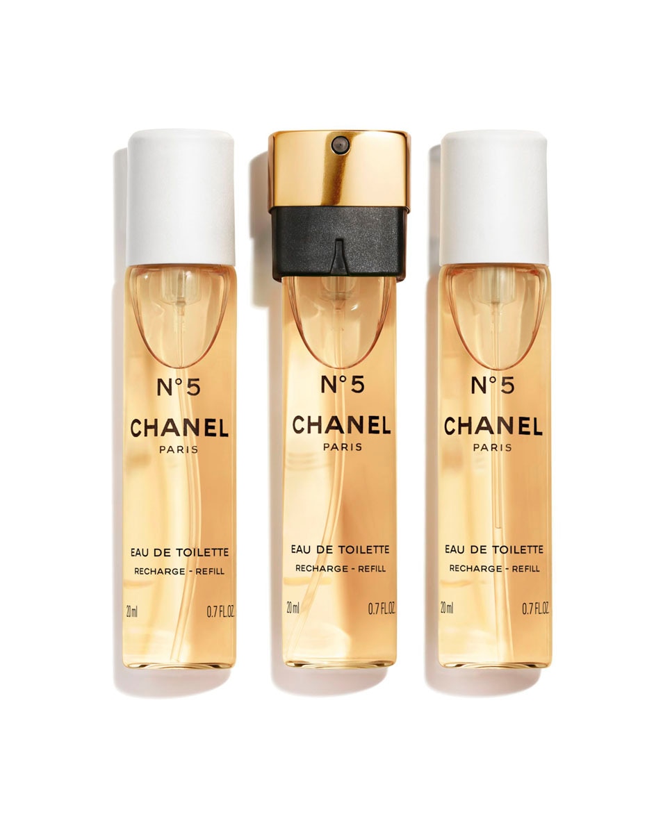 CHANEL N°5 EAU DE TOILETTE VAPORISATEUR DE SAC 3 ST