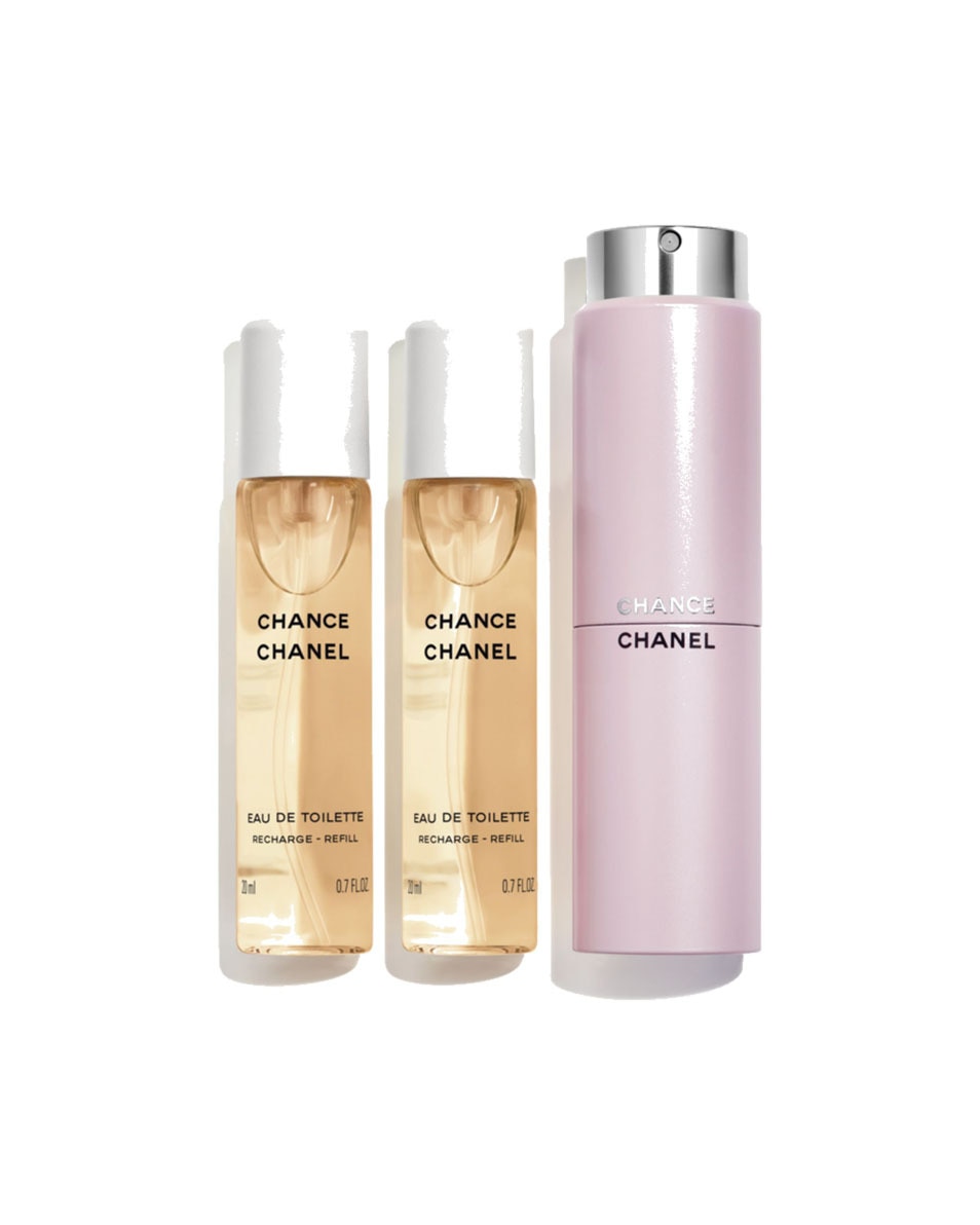 CHANEL CHANCE EAU DE TOILETTE TWIST AND SPRAY 3 ST