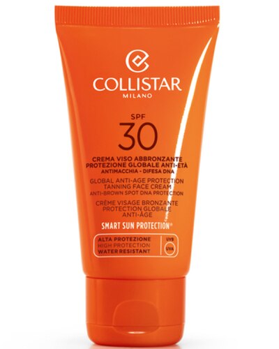 COLLISTAR SUNCARE CREME VISAGE BRONZANTE PROTECTION GLOBALE ANTI-AGE 50 ML