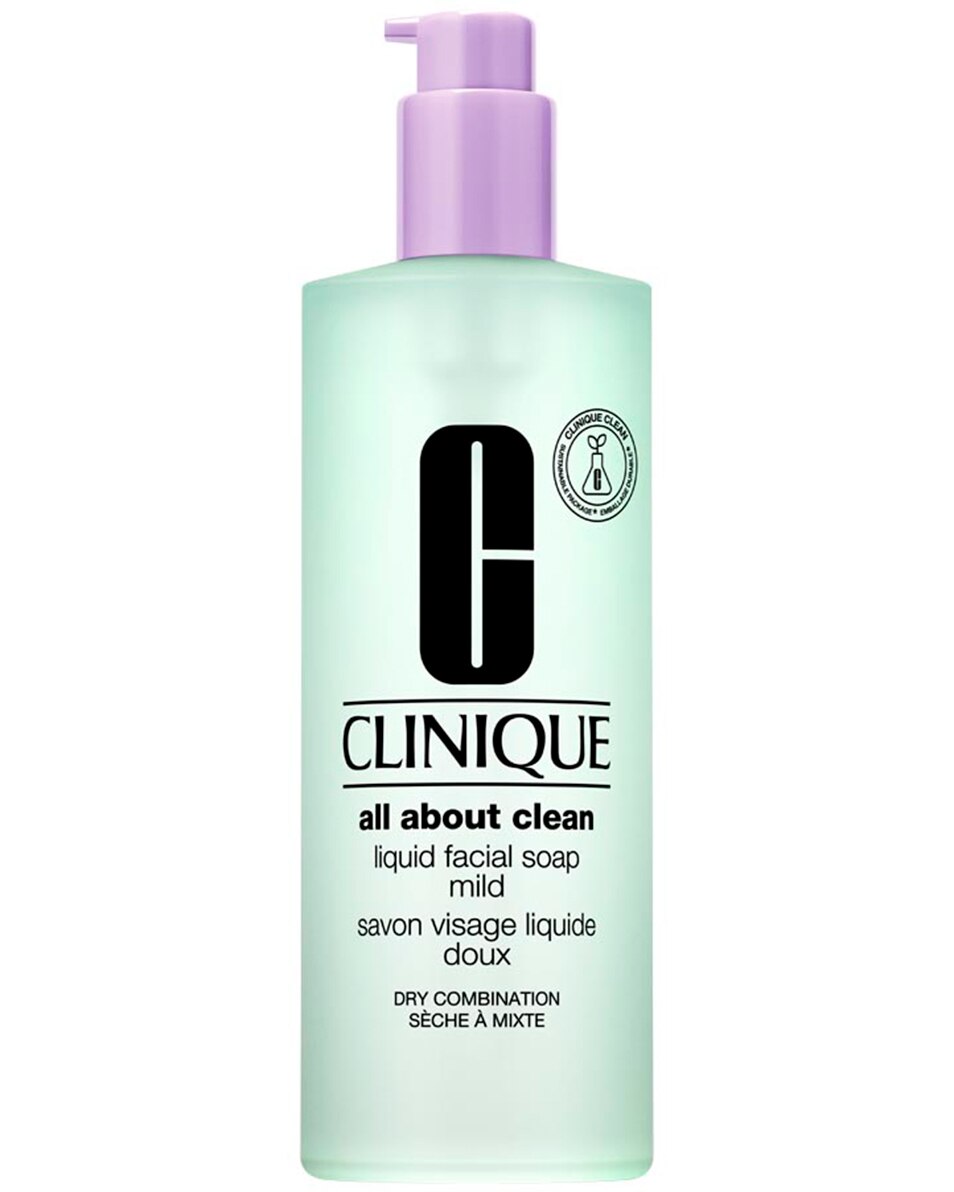 CLINIQUE ALL ABOUT CLEAN™ LIQUID FACIAL SOAP MILD - SKIN TYPE 2 NETTOYANT VISAGE - PEAU SÈCHE À MIXTE - 3-STEP SYSTEM 400 ML