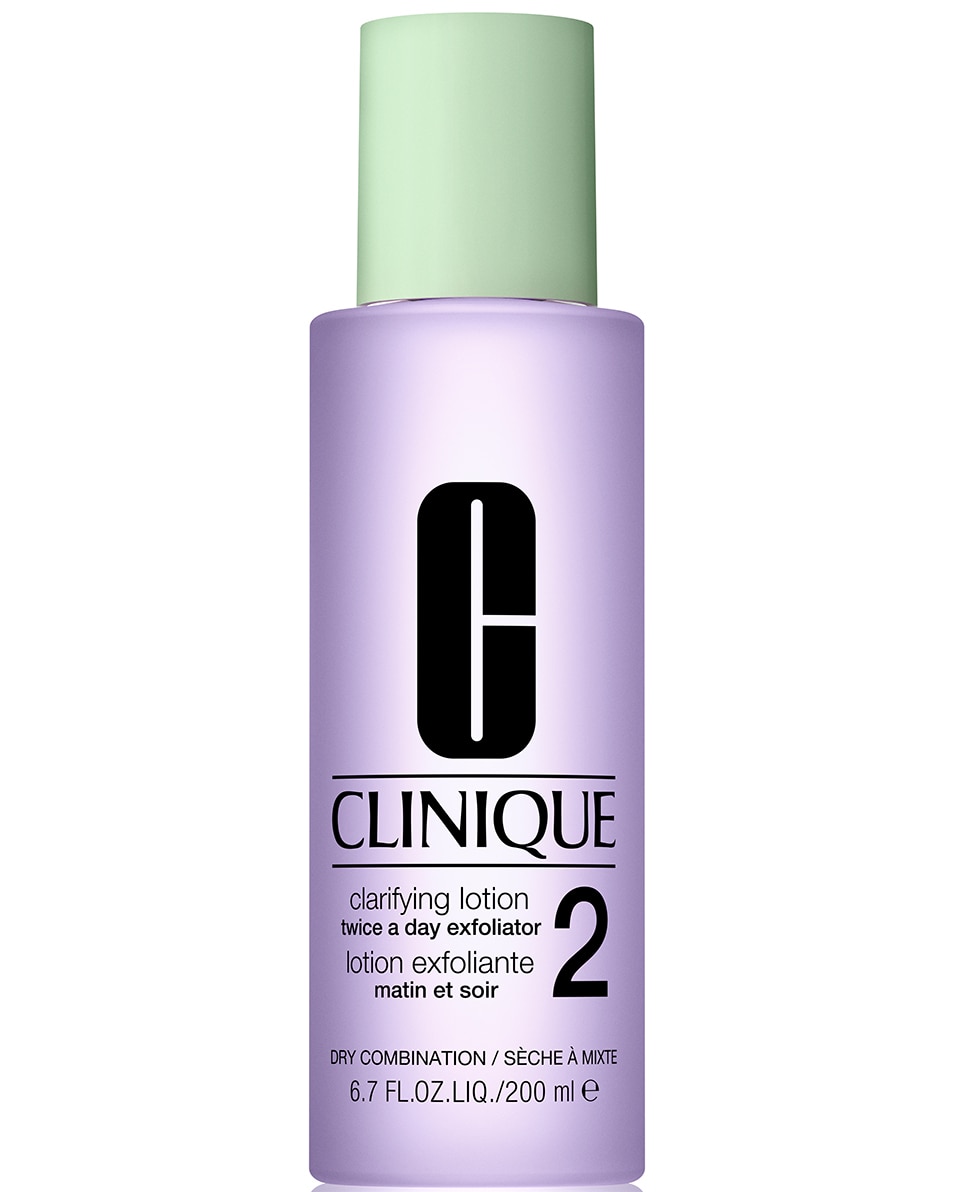 CLINIQUE CLARIFYING LOTION 2 - TWICE A DAY EXFOLIATOR LOTION EXFOLIANTE - PEAU SÈCHE À MIXTE - 3-STEP SYSTEM 200 ML