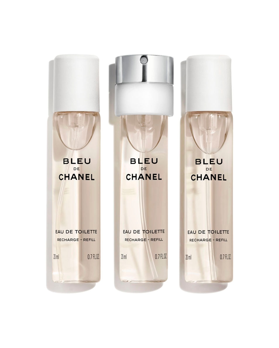 Chanel BLEU DE CHANEL EAU DE TOILETTE VAPORISATEUR DE VOYAGE RECHARGE 3 ST