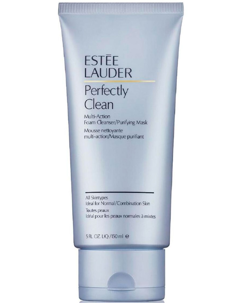 ESTÉE LAUDER PERFECTLY CLEAN MULTI-ACTION FOAM CLEANSER/PURIFYING MASK MOUSSE NETTOYANTE VISAGE & MASQUE - DOUX & PURIFIANT 150 ML