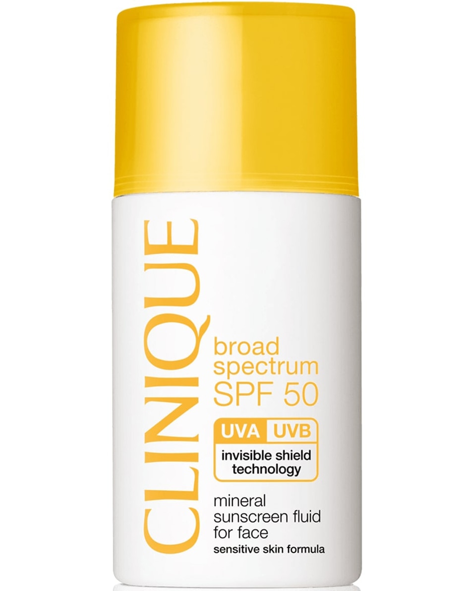 CLINIQUE MINERAL SUNSCREEN FLUID FOR FACE SOIN SOLAIRE SPF50 - PEAU SENSIBLE 30 ML