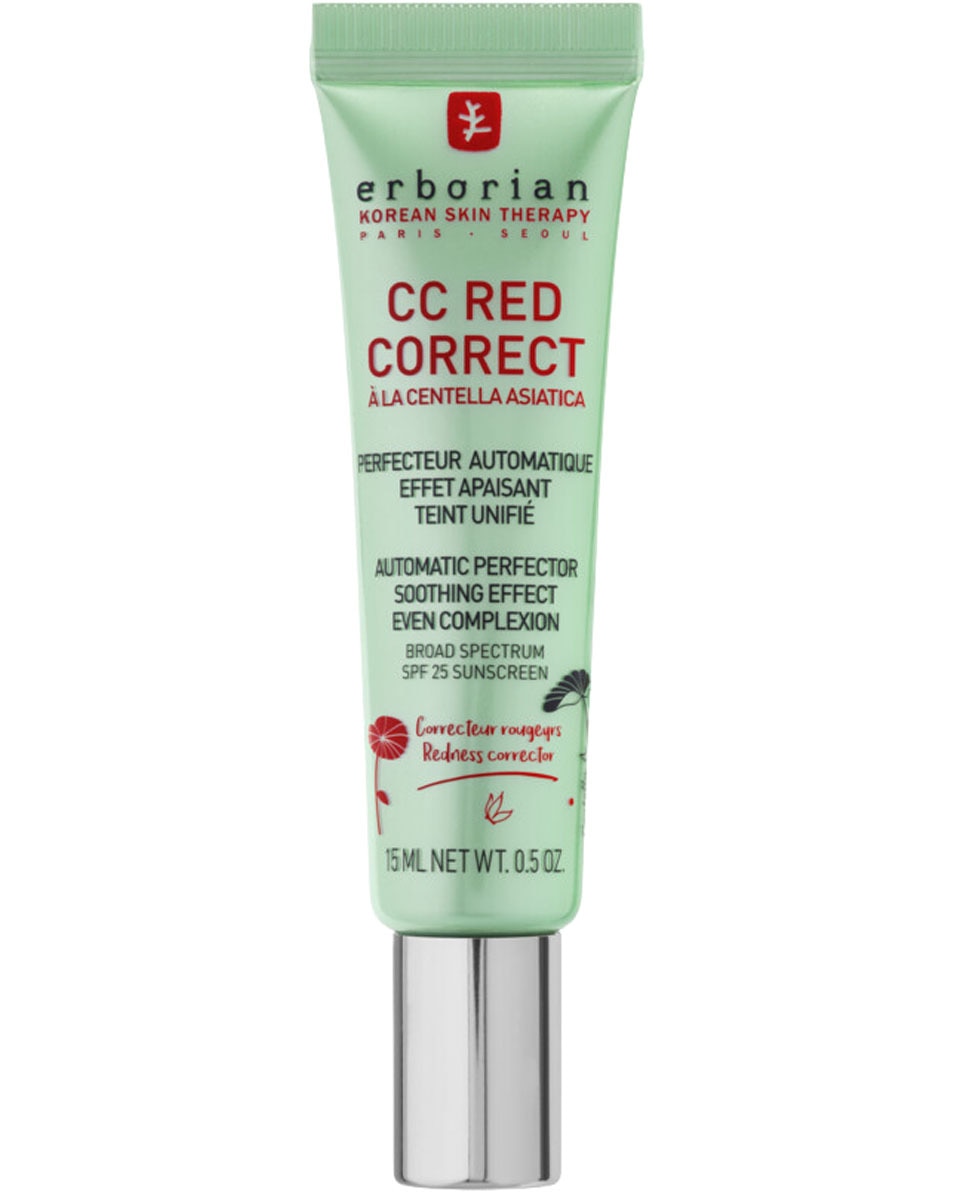 ERBORIAN CC RED CORRECT SOIN PERFECTEUR DE TEINT AVEC CORRECTION COLORIELLE 15 ML