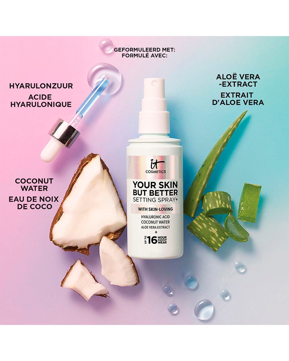 IT COSMETICS YOUR SKIN BUT BETTER SETTING SPRAY+ SPRAY FIXATEUR DE MAQUILLAGE 100 ML 2