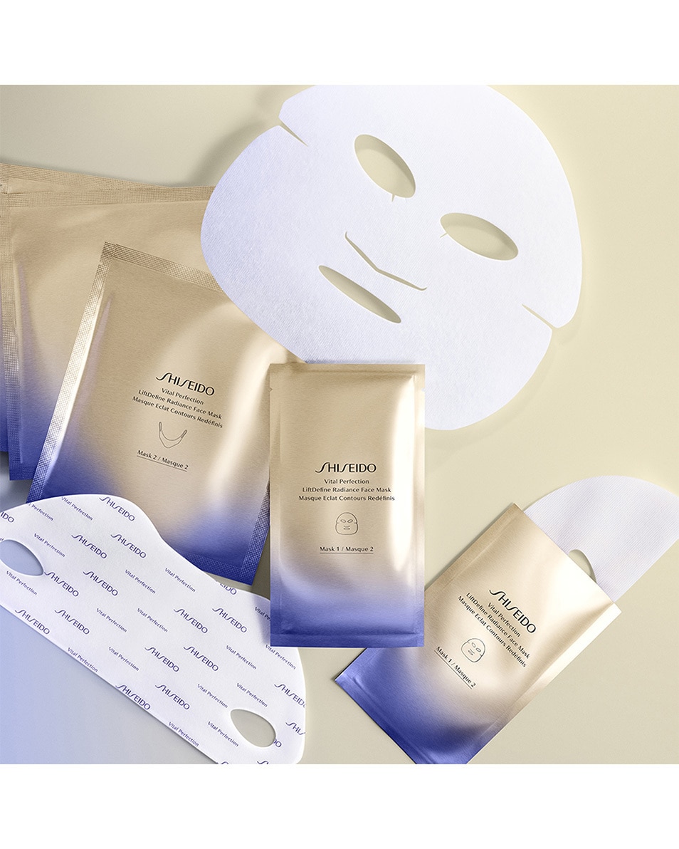 SHISEIDO VITAL PERFECTION Masque Eclat Contours Redéfinis 6 ST 2