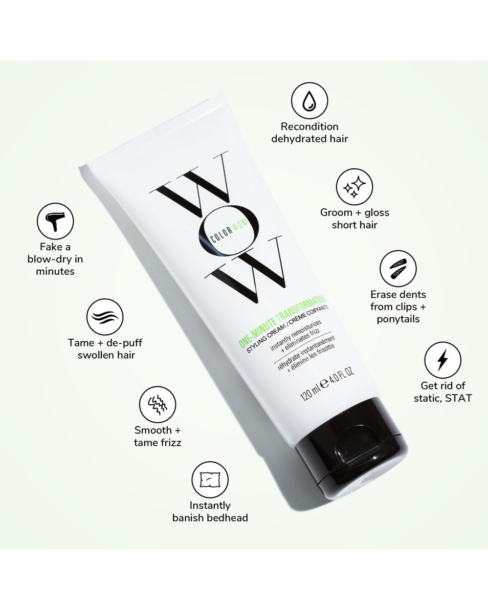 COLOR WOW One-Minute Transformation Crème coiffante - Hydratation immédiate et anti-frisottis 120 ML 2