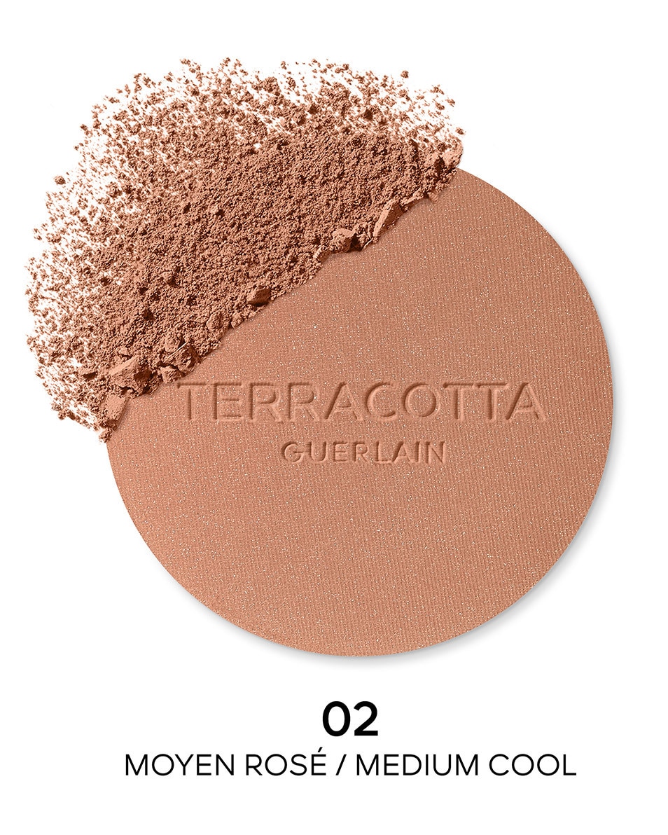 GUERLAIN TERRACOTTA LA POUDRE BRONZANTE - 96% D'INGRÉDIENTS D'ORIGINE NATURELLE 02 MOYEN ROSÉ 2