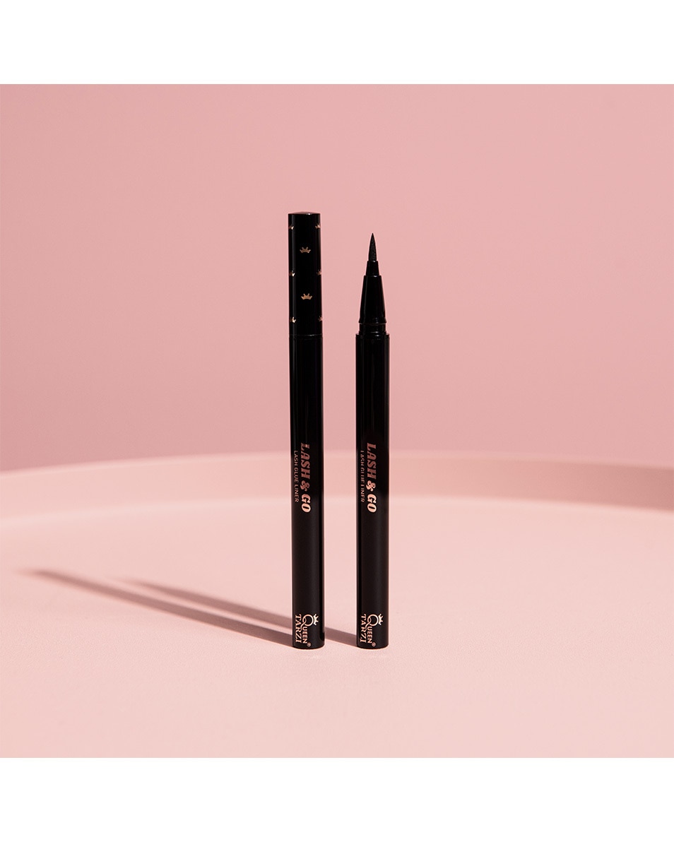 QUEEN TARZI LASH GLUE LASH & GO EYE LINER GLUE BLACK 1 ST 2