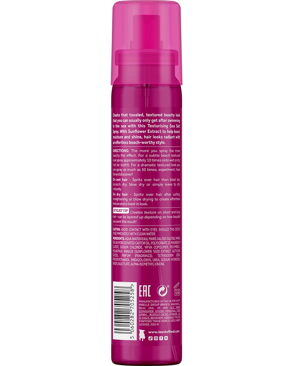 LEE STAFFORD STYLING SEA SALT SPRAY 150 ML 2