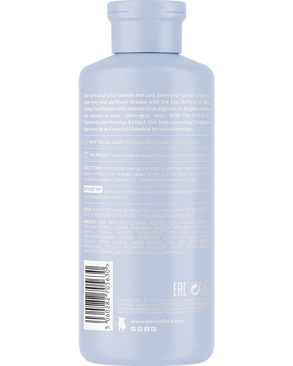 LEE STAFFORD BLEACH BLONDES ICE WHITE CONDITIONER 250 ML 2