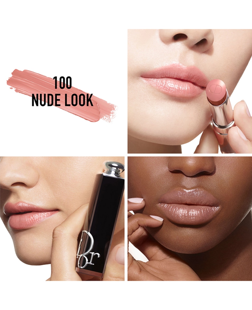 DIOR DIOR ADDICT ROUGE À LÈVRES BRILLANT 100 Nude Look 2