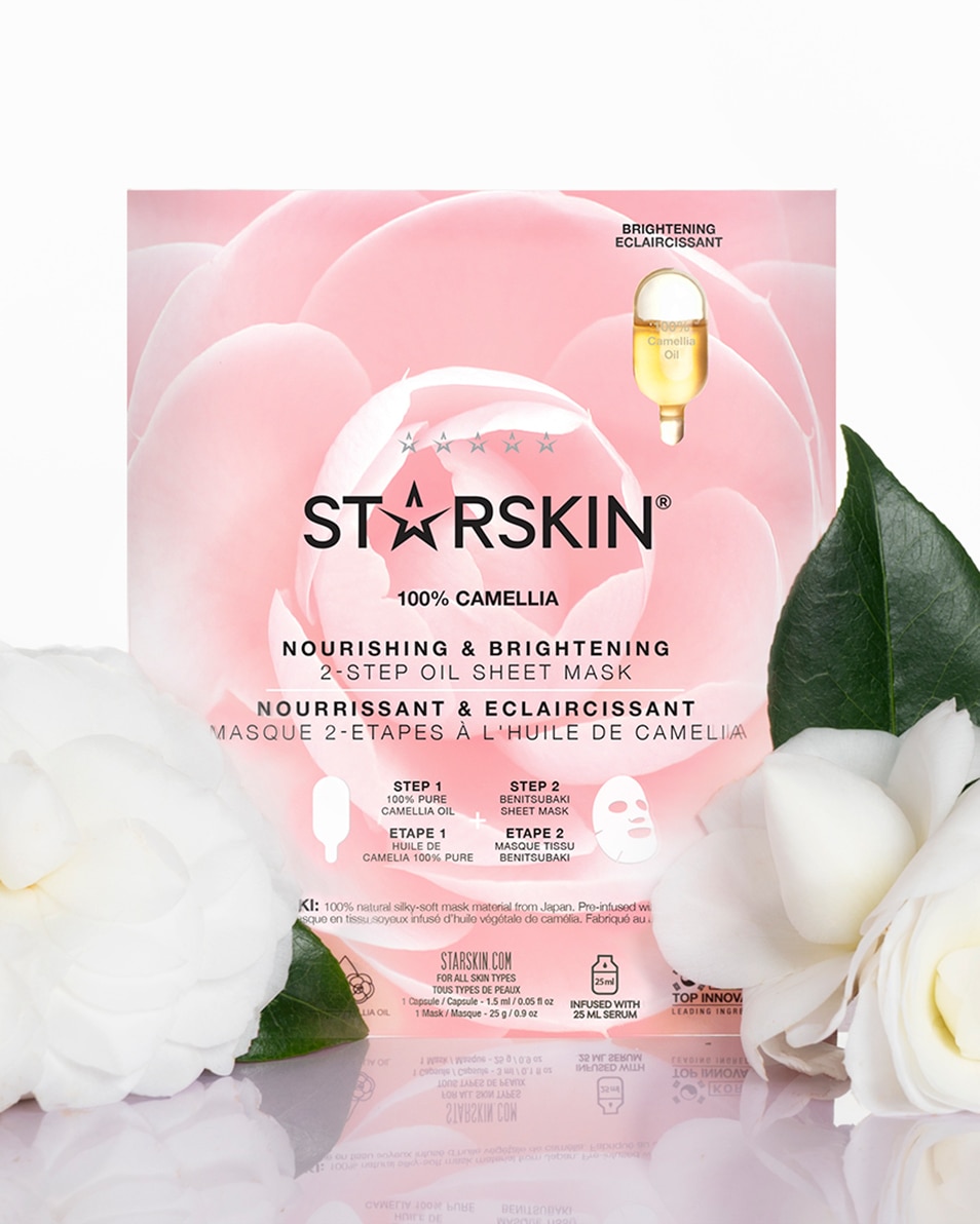 CAMELLIA™ NOURISHING & BRIGHTENING 2-STEP OIL SHEET MASK