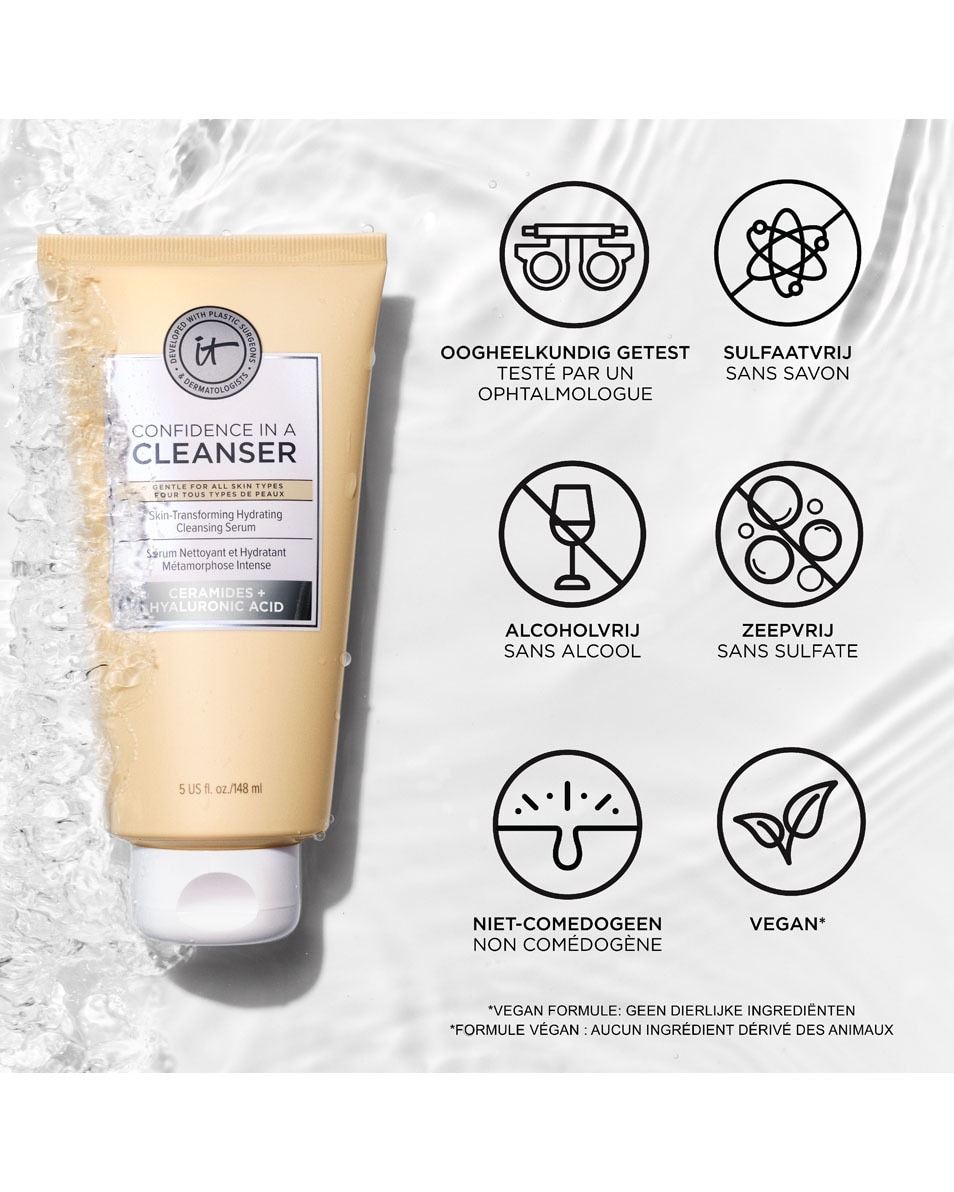 IT COSMETICS CONFIDENCE IN A CLEANSER SÉRUM NETTOYANT HYDRATANT POUR LE VISAGE 148 ML 2
