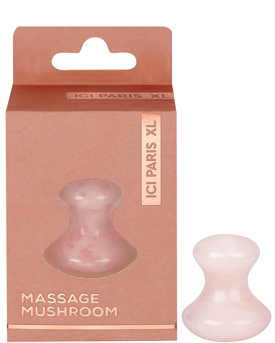 CHAMPIGNON DE MASSAGE EN QUARTZ ROSE