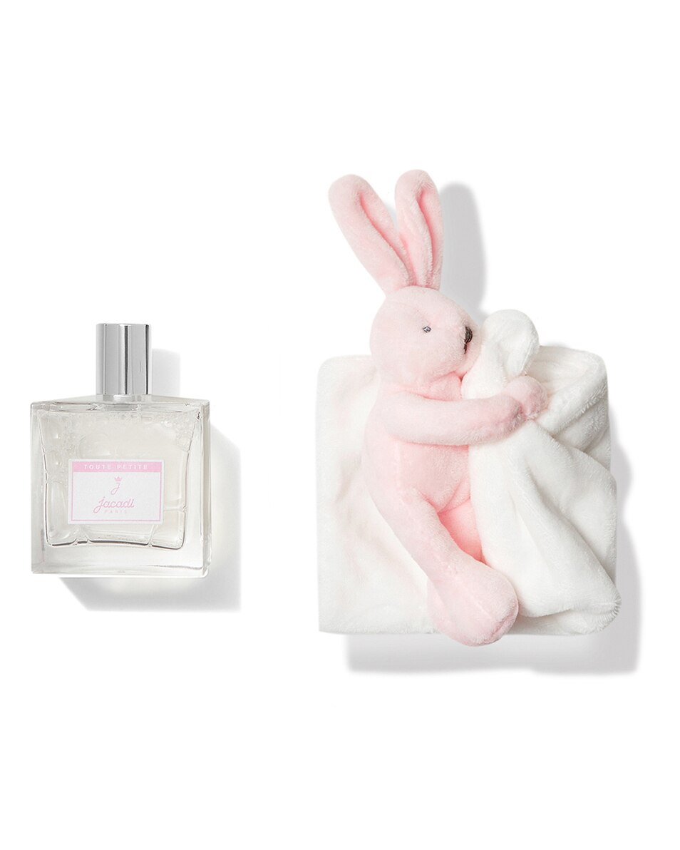 Eau de Senteur + Doudou lapin rose