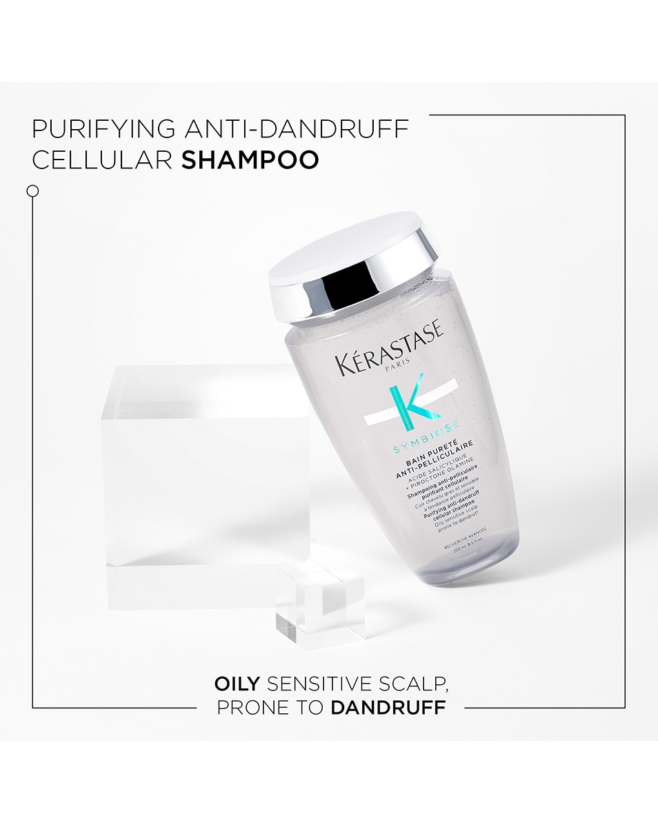 KÉRASTASE SYMBIOSE BAIN PURETÉ ANTI-PELLICULAIRE Shampooing Anti-pelliculaire Purifiant Cellulaire 250 ML 2